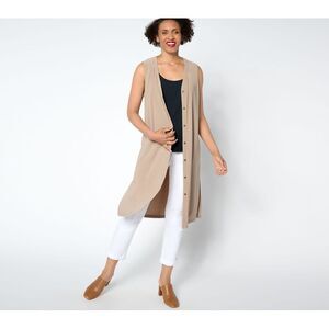 Fashion Women's Jacket Sz S Reg Every Day Textured Liquid Knit Brown A654232